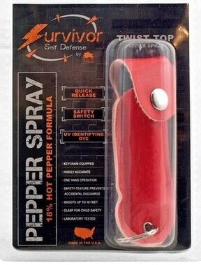 1/2 Ounce Survivor Pepper Spray Keychain